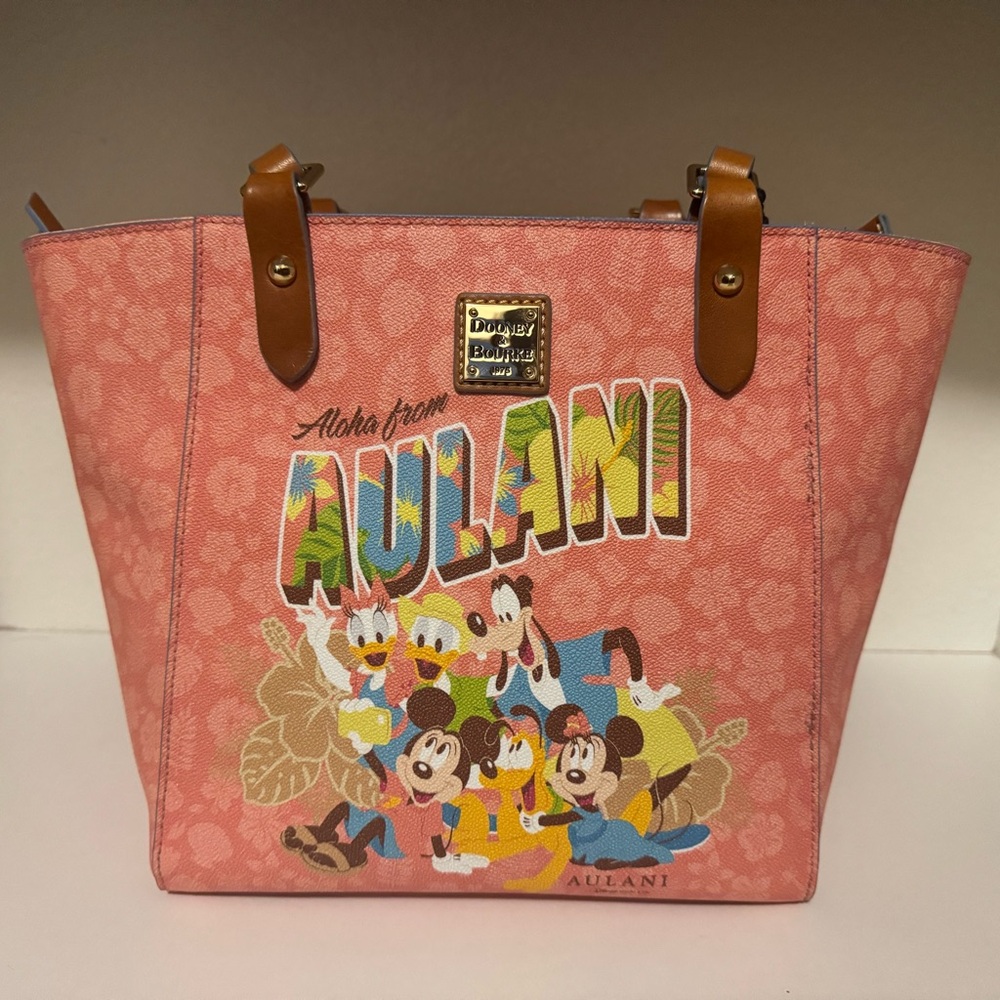 EXCLUSIVE Aulani 2023 Mickey and Friends Tote Bag by Disney Dooney & Bourke